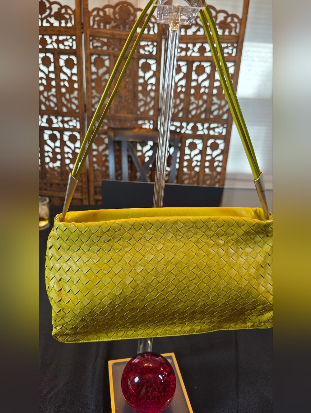 Authentic Bottega Veneta Intrecciato woven shoulder bag